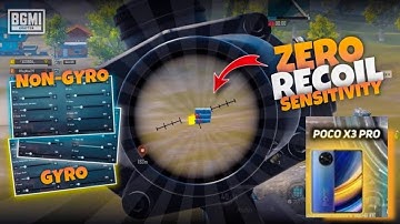 POCO X3 PRO PUBG New Sensitivity Settings | GYRO & NON GYRO WITH SENSI CODE 😍 OF NEW UPDATE 2.1.0