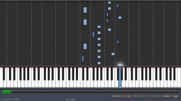 Czerny Exercise 85 from Practical Method for Beginners at 70BPM in Synthesia