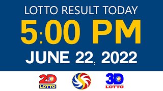 Lotto Results Today June 22 2022 5pm Ez2 Swertres 2d 3d 4d 645 655 Pcso
