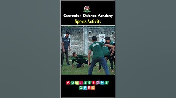 Sports Activities at Centurion Defence Academy | Physical Fitness Session #ssbcoaching #shorts