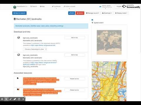 GeoNetwork OGC WxS property injection
