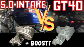 How Much Horsepower Will GT40 Intake Make Vs. Stock 5.0 Intake ADD BOOST!