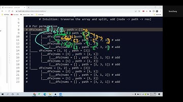 Leetcode 46. Permutations. Backtracking. Python