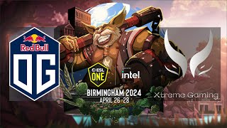 OG vs Xtreme Gaming || Highlight || ESL One -Birmingham 2024 || Group B