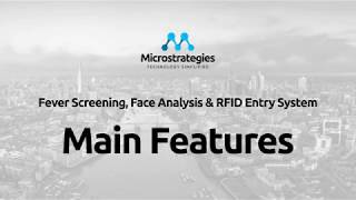 Microstrategies - Fever screening door entry system - Features screenshot 1