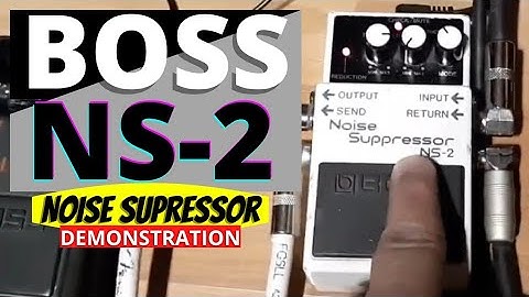 Boss NS-2: Set up, FX Loop and Demo