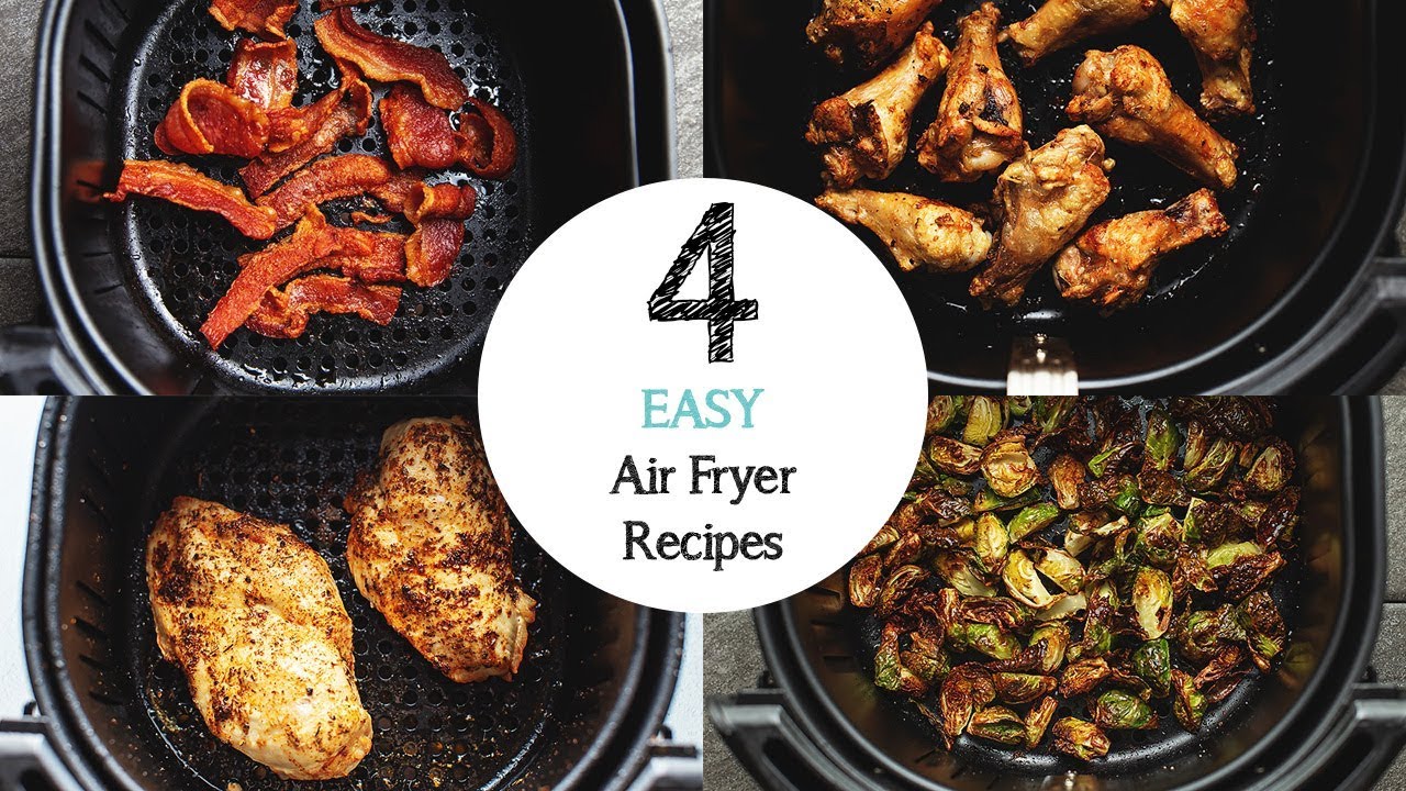 4 EASY Air Fryer Recipes For Beginners YouTube