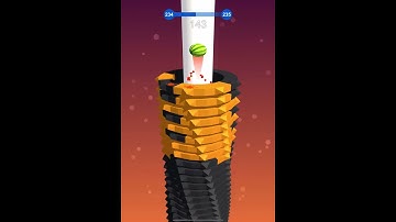 Stack Ball 3D Level 334 Gameplay Walkthrough (iOS,Andriod#shorts