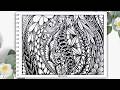 Beautiful Zentangle Leaves Ideas | Creative Zentangle Leaves