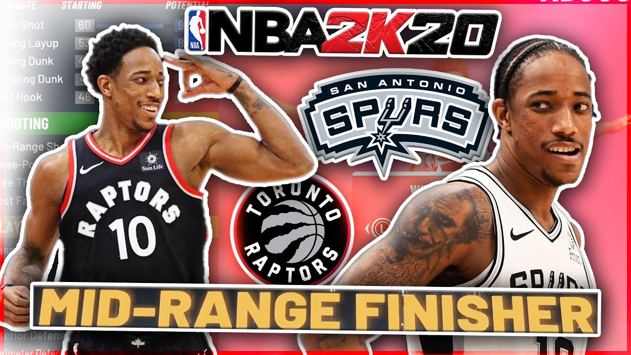 BEST MIDRANGE FINISHER BUILD IN NBA 2K20 Demar Derozan