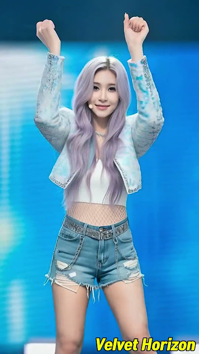K-Pop Dance Girl AI Performance #ailookbook #aiart #aigirl #Velvet Horizon ✨
