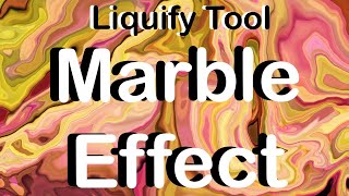 Procreate Liquify Tool | Marble Effect