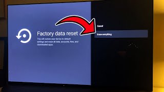 Factory Reset a Sony Bravia TV (Google TV / Android TV)