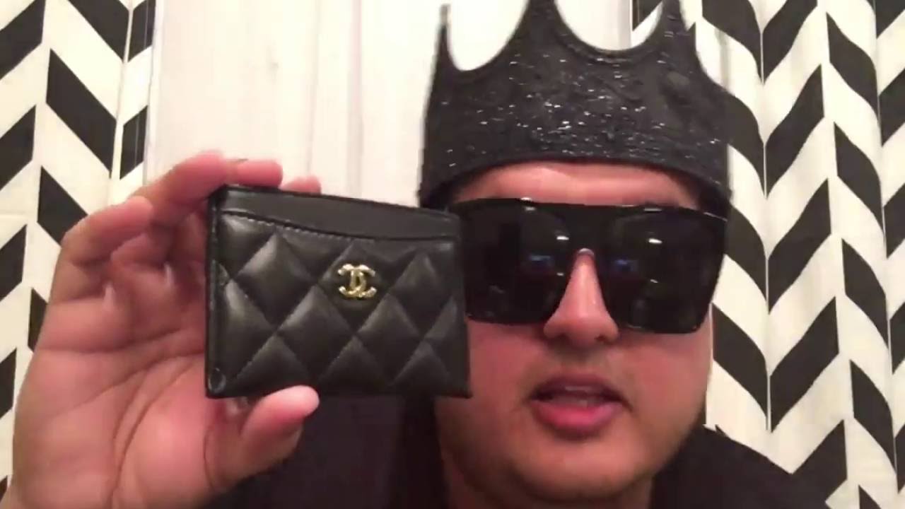 Chanel & Louis vuitton Card Holder Comparison & Review - YouTube