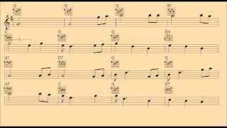 Miniatura de "Tennesse Waltz-Guitar/Chords/Backing Track/lead sheet"