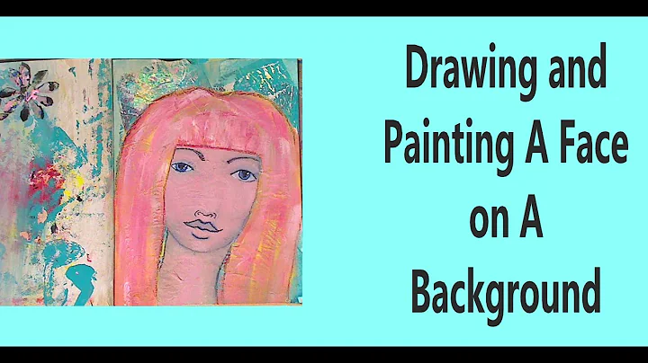 Adding A Face to A Background #mixedmediaarttu... ...