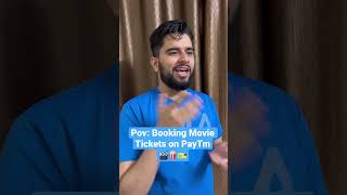 Booking Movie Tickets on PayTm ?? sachinawasthi ytshorts mumbai comedy movie bollywood