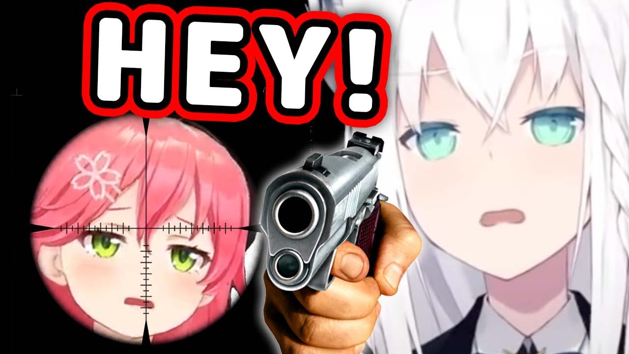 Fubuki Shows Miko Her Godly Aim...【Hololive】