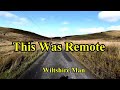 Motorcycle camping exploring  riding in remote parts of wales amazing scenery wiltshire man