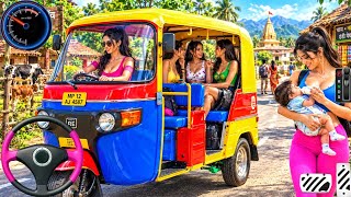 Indian Tuk Tuk Auto Rickshaw Game 2026 City Rickshaw Pick Drop Passengers Transport Android Gameplay screenshot 5