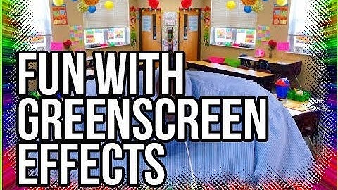 Greenscreen Chromakey Manycam Teaching on the cheap