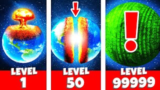 HACKING EARTH To Find NEW SECRET INSIDE (Solar Smash Funny Gameplay)