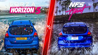 Forza Horizon 5 vs NFS Heat - Direct Comparison! Attention to Detail & Graphics! PC ULTRA 4K