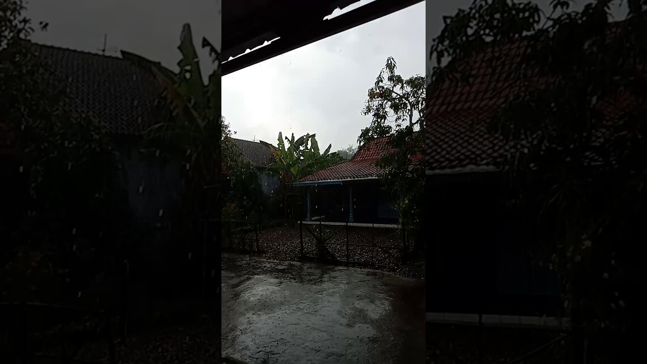  Hujan  deras di  depan  rumah  2 YouTube