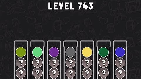 Ball Sort Puzzle Level 743 #ballsortpuzzle #ballsortpuzzlegameplay #puzzlegame #mobilegames