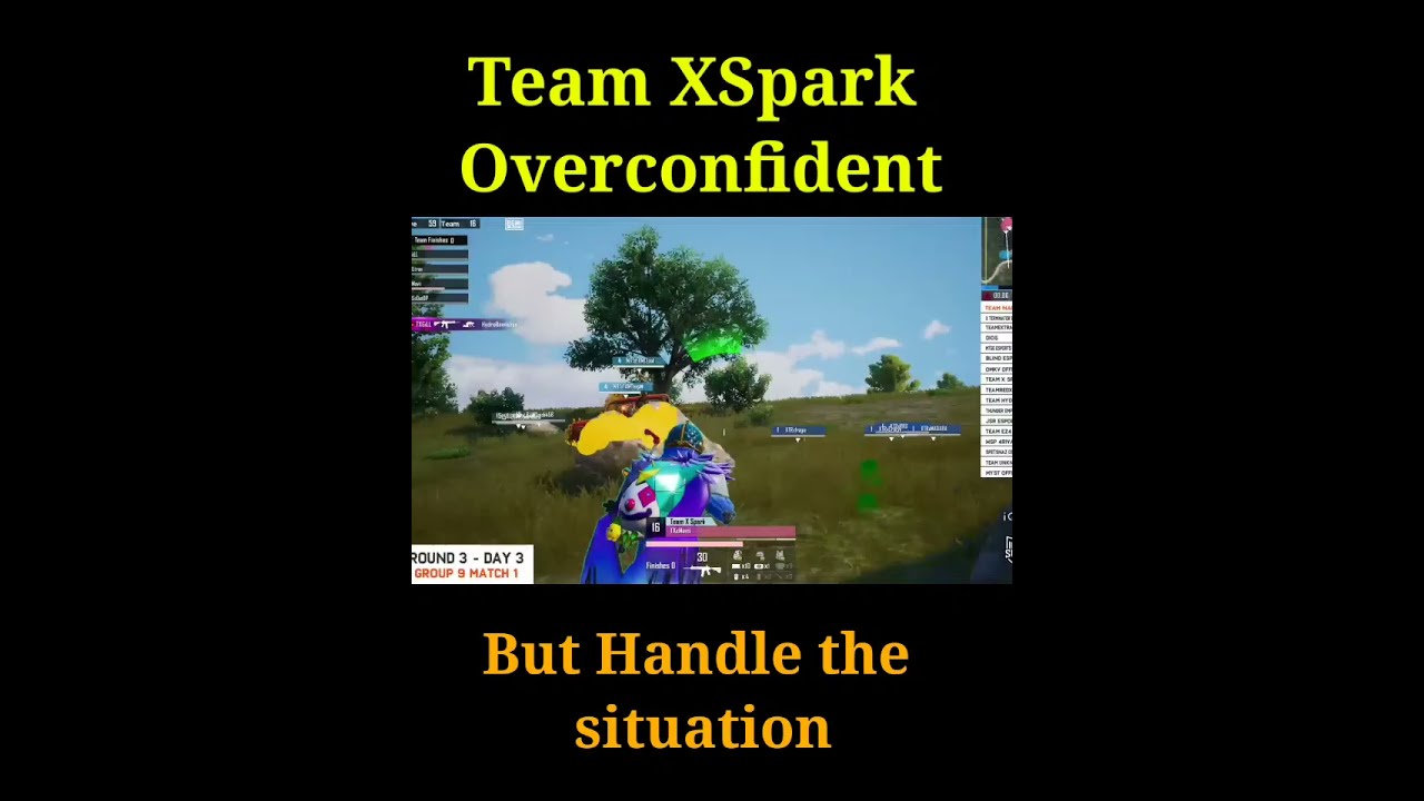Team XSpark Bad Situation | 1st match BGIS team XSpark can  survive | 