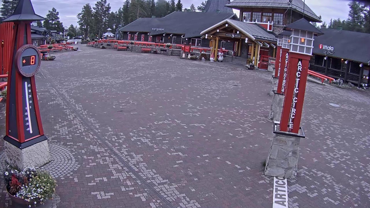 See santa claus village live webcam weather report in rovaniemi