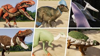 All Pokemon Dinosaurs - Jurassic World Evolution