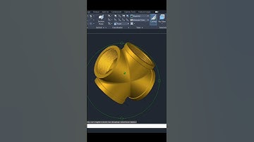 Pipe Modelling in AutoCAD 3D #autocadshorts