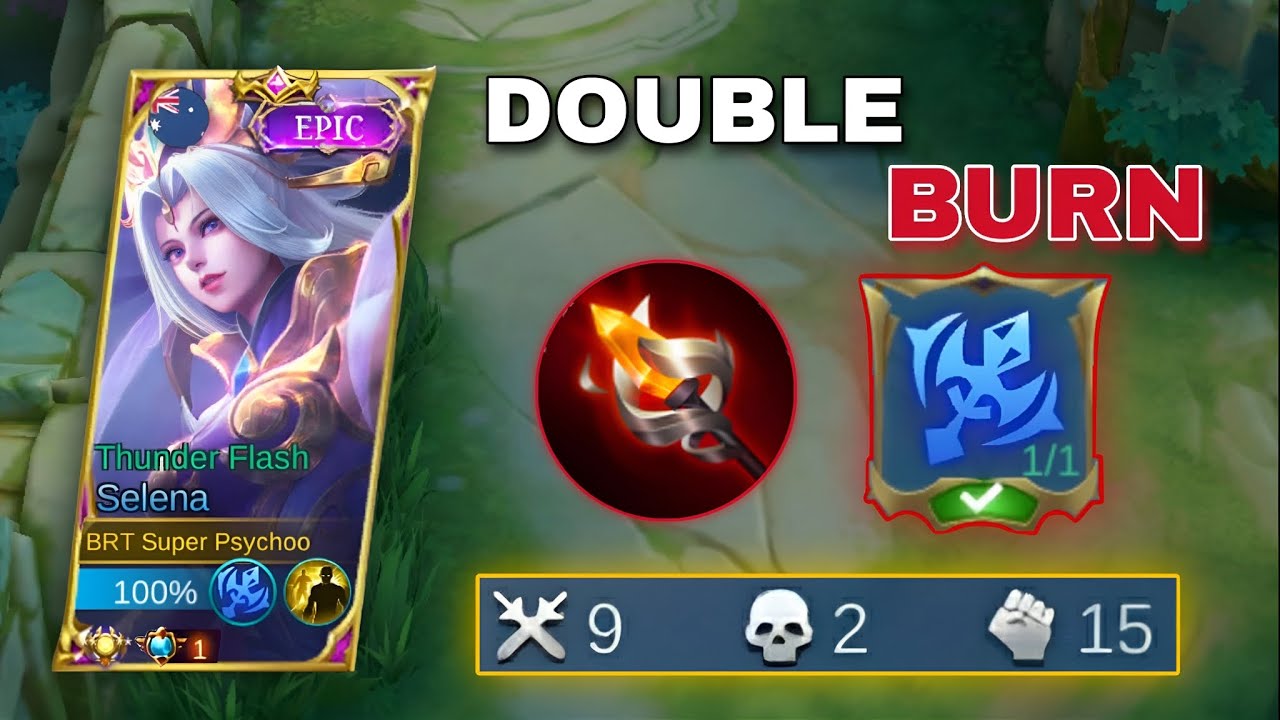 SELENA DOUBLE BURN BUILD 🔥 | SELENA BEST BUILD 2023