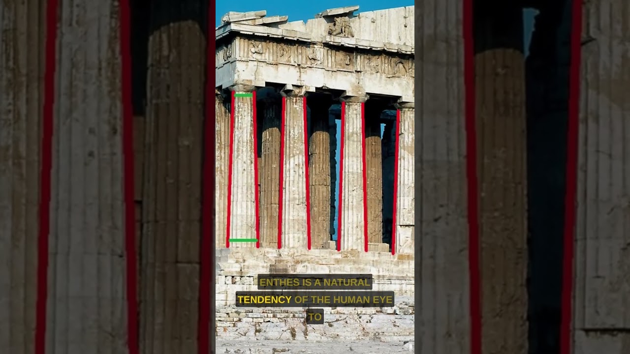 Unlocking the Secrets of Ancient Greek Architecture : The Art of Optical Illusions 