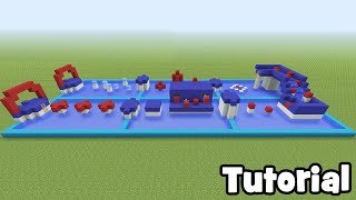 Minecraft Tutorial: How To Make A Wipe out Parkour Course 