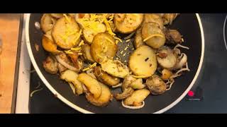 How to cook ham steak and fried potatoes