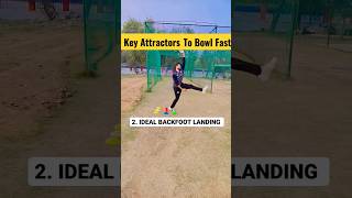 My 5 Key Attractors to Increase Bowling Speed 🔥 how to Bowl fast #shorts #fastbowling #cricket Resimi