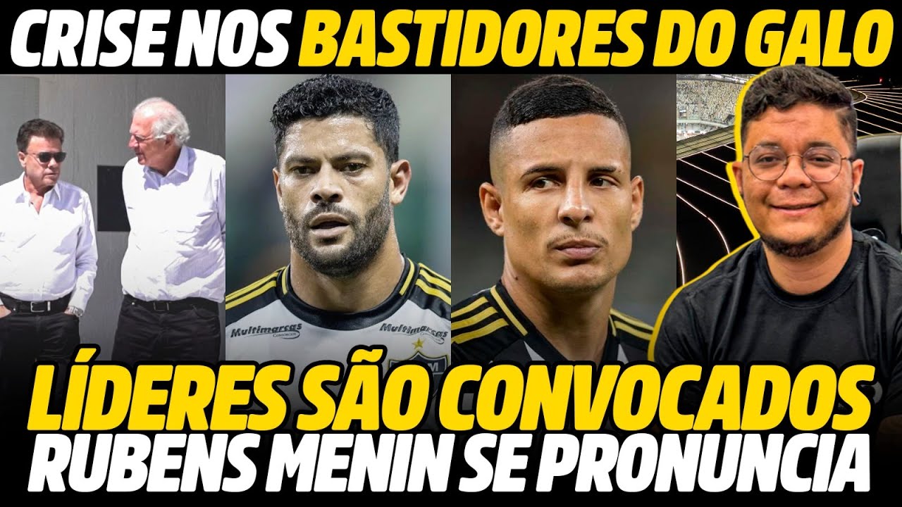 CRISE NOS BASTIDORES DO GALO • LÍDERES SÃO CONVOCADOS • MENIN SE PRONUNCIA | CAFÉ COM GEVES