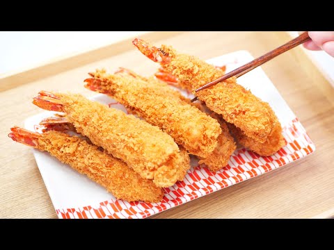 【ASMR】えびふりゃー Fried Shrimp Eating Sounds no Talking【咀嚼音】