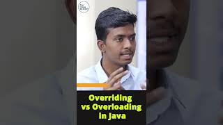 Java Interview Question: Overriding vs Overloading in Java | #shorts #kiransir #freshers