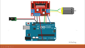 Motor DC utilizando Módulo L298n con Arduino y LabVIEW
