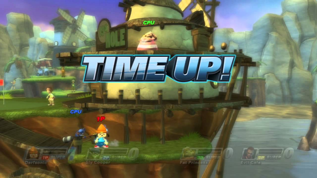 Playstation All-Stars Battle Royale - Parappa Arcade Mode