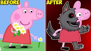 Peppa Pig Turns Into A Giant Werewolf ? Peppa Pig Sad Story - Peppa Pig Funny Animations