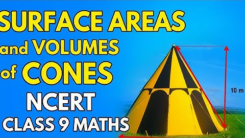 Class 9 Chapter 8 Case Study | Conical Tent Question Solved | Surface Area & Volume