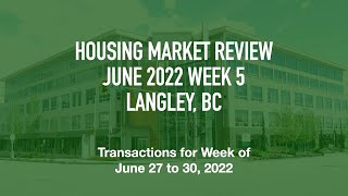 What's up with the Langley real estate market? | June 2022 Week 5