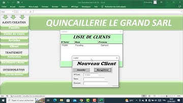 Appli de facturation et Gestion de Stock (Stock management system)