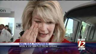 Oprah Winner Drives Off In New Car