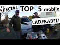 TOP 5 mobile Ladegeräte Ladekabel #Vergleichstest Welches lädt mit Generator Strom #Wallbox #EV ##