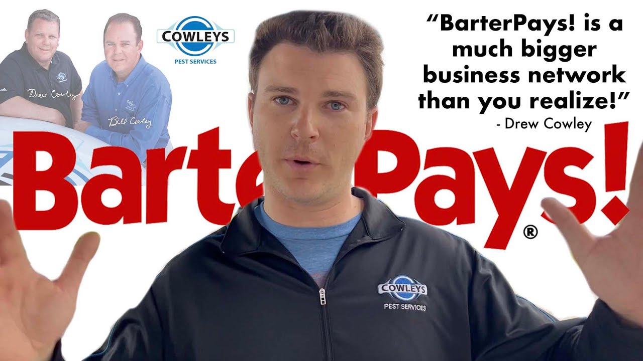 BarterPays! Testimonial Drew Cowley of Cowley's Pest Services ⭐⭐⭐⭐⭐